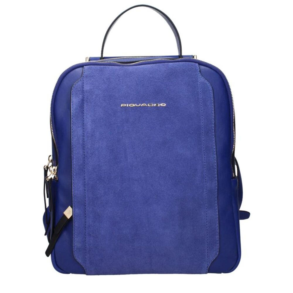 Piquadro Blue Leather Women's Backpack